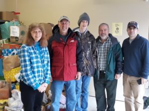 Mountain Hill Baptist Church food collection for FOCUS